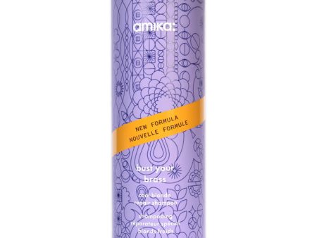 Amika Bust Your Brass Cool Blonde Shampoo by Amika for Unisex - 33.8 oz Shampoo Online