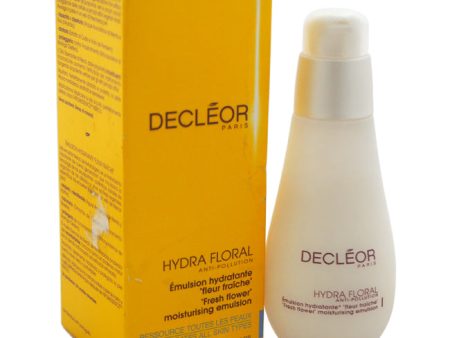 Decleor Hydra Floral Anti-Pollution Fresh Flower Moisturising Emulsion by Decleor for Unisex - 1.69 oz Moisturizer Online Sale