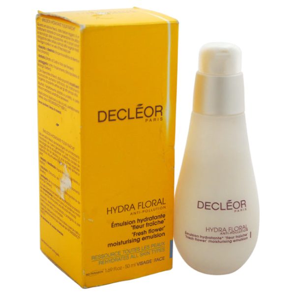 Decleor Hydra Floral Anti-Pollution Fresh Flower Moisturising Emulsion by Decleor for Unisex - 1.69 oz Moisturizer Online Sale