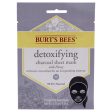 Burts Bees Detoxifying Charcoal Sheet Mask by Burts Bees for Unisex - 0.33 oz Mask Cheap