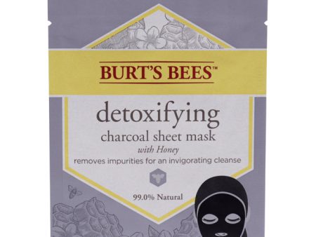 Burts Bees Detoxifying Charcoal Sheet Mask by Burts Bees for Unisex - 0.33 oz Mask Cheap