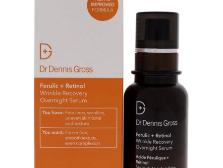 Dr. Dennis Gross Ferulic Plus Retinol Wrinkle Recovery Overnight Serum by Dr. Dennis Gross for Unisex - 1 oz Serum Online Sale