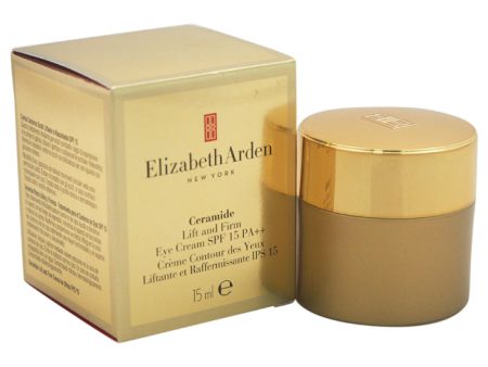 Elizabeth Arden Ceramide Lift & Firm Eye Cream SPF 15 by Elizabeth Arden for Women - 0.5 oz Cream Hot on Sale