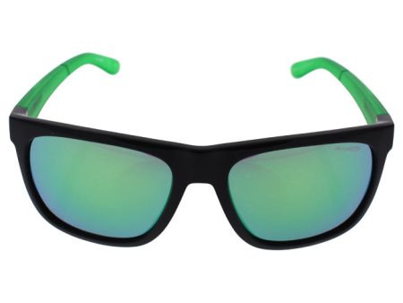 Arnette Arnette AN 4143 2245 3R Fire Drill - Black Green Green by Arnette for Men - 59-18-135 mm Sunglasses Fashion