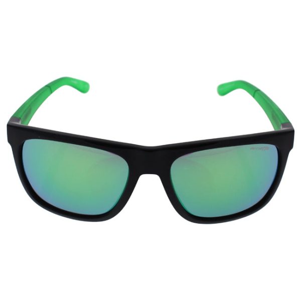 Arnette Arnette AN 4143 2245 3R Fire Drill - Black Green Green by Arnette for Men - 59-18-135 mm Sunglasses Fashion