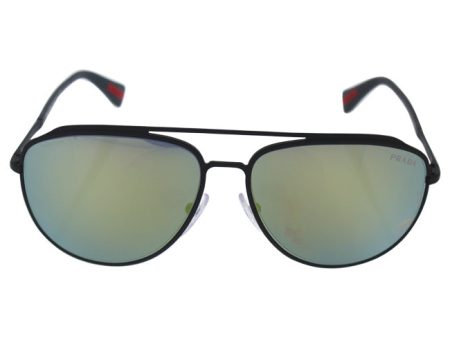 Prada Prada SPS 55R TIG-4J2 - Grey Rubber Green by Prada for Men - 59-14-140 mm Sunglasses Online Sale