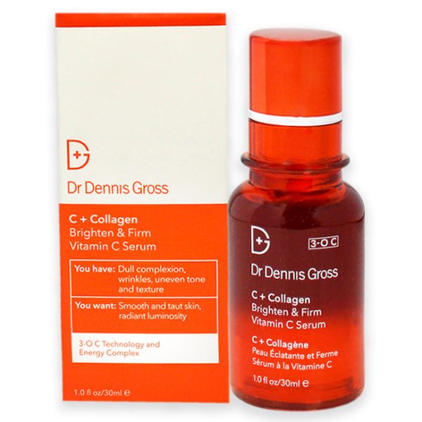 Dr. Dennis Gross C Plus Collagen Brighten and Firm Vitamin C Serum by Dr. Dennis Gross for Women - 1 oz Serum For Cheap