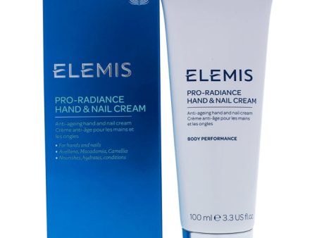 Elemis Pro-Radiance Hand And Nail Cream by Elemis for Unisex - 3.4 oz Cream on Sale