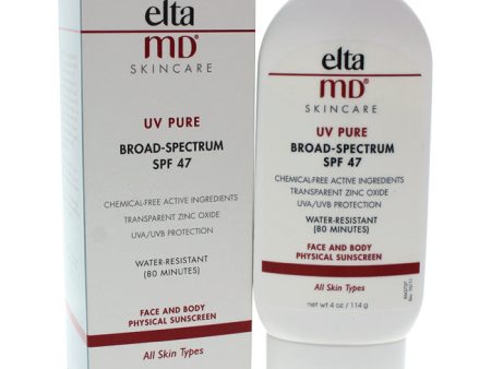 EltaMD UV Pure Broad Spectrum SPF 47 by EltaMD for Unisex - 4 oz Sunscreen Sale