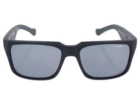 Arnette Arnette AN 4211 447 81 D Street - Fuzzy Black Gray Polarized by Arnette for Men - 55-17-130 mm Sunglasses on Sale