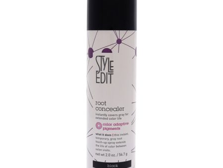 Style Edit Root Concealer Touch Up Spray - Black by Style Edit for Unisex - 2 oz Hair Color For Cheap