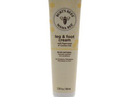 Burts Bees Mama Bee Leg & Foot Creme by Burts Bees for Women - 3.38 oz Cream For Discount