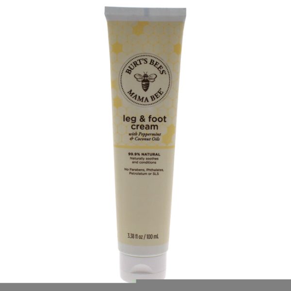 Burts Bees Mama Bee Leg & Foot Creme by Burts Bees for Women - 3.38 oz Cream For Discount