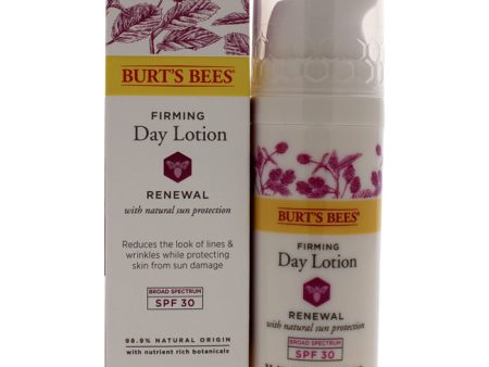 Burts Bees Renewal Firming Day Lotion SPF 30 by Burts Bees for Unisex - 1.8 oz Lotion Fashion