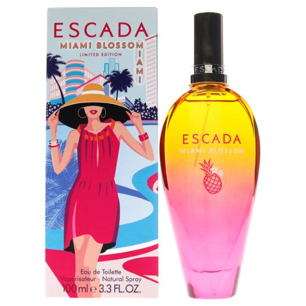 Escada Miami Blossom by Escada for Women - 3.3 oz EDT Spray (Limited Edition) Discount