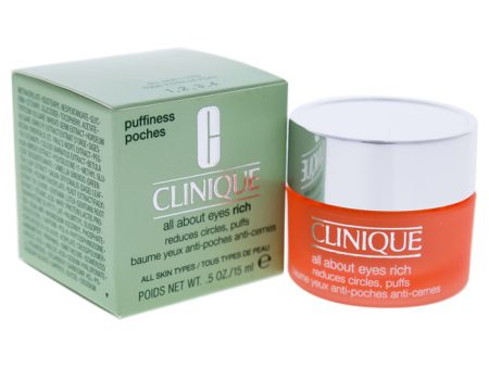 Clinique All About Eyes Rich by Clinique for Women - 0.5 oz Eye Cream For Discount