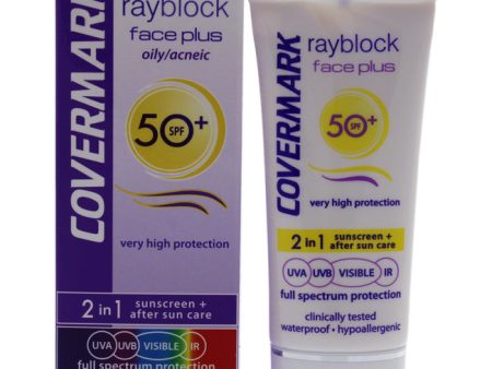 Covermark Rayblock Face Plus 2-in-1 Sunscreen Waterproof SPF50-Oily Skin by Covermark for Women - 1.69 oz Sunscreen For Cheap