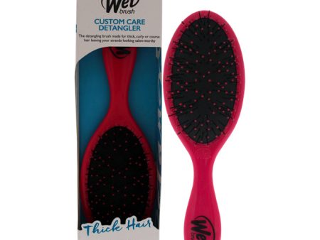 Wet Brush Custom Care Detangler Thick Hair Brush - Pink by Wet Brush for Unisex - 1 Pc Hair Brush Discount