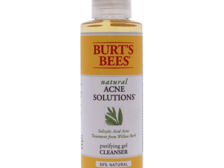 Burts Bees Natural Acne Solutions Purifying Gel Cleanser by Burts Bees for Unisex - 5 oz Cleanser Supply