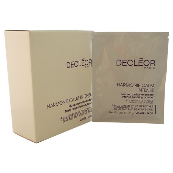 Decleor Harmonie Calm Intense Soothing Powder Mask For Sensitive and Reactive Skin by Decleor for Unisex - 5 x 1.05 oz Mask (Salon Size) Supply