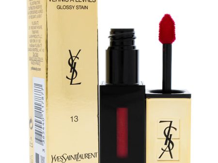 Yves Saint Laurent Rouge Pur Couture Vernis A Levres Glossy Stain - 13 Rose Tempura by Yves Saint Laurent for Women - 0.2 oz Lip Gloss For Sale