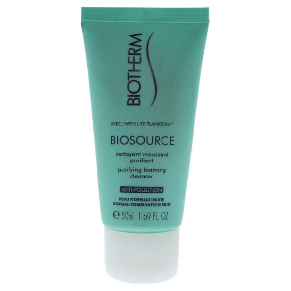 Biotherm Biosource Purifying Foaming Cleancer by Biotherm for Unisex - 1.69 oz Cleanser Online now