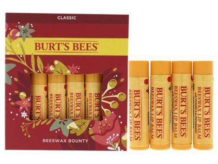 Burts Bees Beeswax Bounty Kit - Classic by Burts Bees for Unisex - 4 x 0.15 oz Lip Balm For Cheap