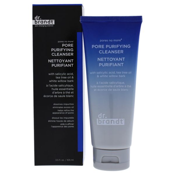 Dr. Brandt Pores No More Cleanser - Oily-Combination Skin by Dr. Brandt for Unisex - 3.5 oz Cleanser Cheap