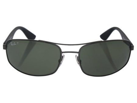 Ray Ban Ray Ban RB 3527 029 9A - Glumental-Black Green Polarized by Ray Ban for Men - 61-17-135 mm Sunglasses For Sale