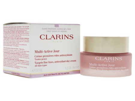 Clarins Multi-Active Day Cream - All Skin Types by Clarins for Women - 1.6 oz Cream Supply