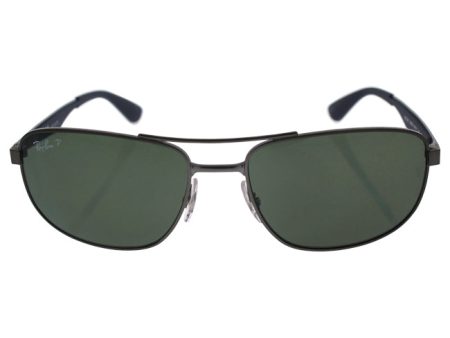 Ray Ban Ray Ban RB 3528 029 9A - Gunmetal Green Classic G-15 Polarized by Ray Ban for Men - 58-17-145 mm Sunglasses For Sale