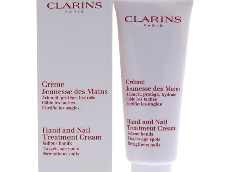 Clarins Hand and Nail Treatment Cream by Clarins for Unisex - 3.4 oz Cream on Sale