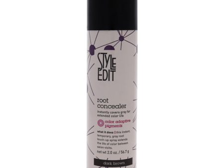 Style Edit Root Concealer Touch Up Spray - Dark Brown by Style Edit for Unisex - 2 oz Hair Color For Sale