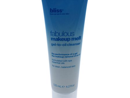 Bliss Fabulous Makeup Melt by Bliss for Women - 4.2 oz Cleanser Supply