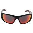 Arnette Arnette AN 4182 2189 6Q Hot Shot - Gloss Black Red by Arnette for Men - 62-17-130 mm Sunglasses For Sale