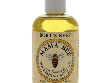 Burts Bees Mama Bee Nourishing Body Oil by Burts Bees for Women - 4 oz Oil For Discount