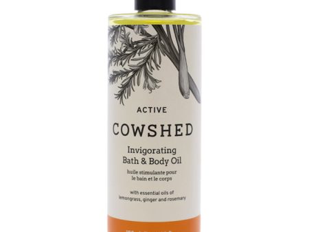 Cowshed Active Invigorating Bath and Body Oil by Cowshed for Unisex - 3.38 oz Body Oil Online now