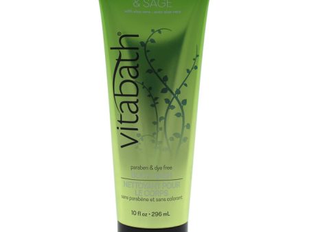 Vitabath Green Tea and Sage Body Wash by Vitabath for Unisex - 10 oz Body Wash Hot on Sale