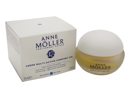 Anne Moller Creme Multi-Active Confort 24h - Dry Skin by Anne Moller for Women - 1.7 oz Cream Fashion