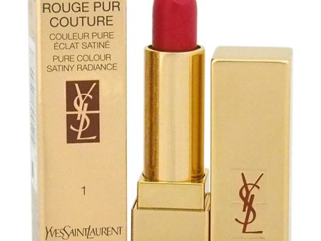 Yves Saint Laurent Rouge Pur Couture Pure Colour Satiny Radiance Lipstick - 1 Le Rouge by Yves Saint Laurent for Women - 0.13 oz Lipstick Sale