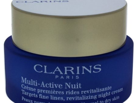 Clarins Multi-Active Night Cream - Normal to Dry Skin by Clarins for Unisex - 1.7 oz Cream (Tester) For Cheap