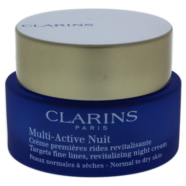 Clarins Multi-Active Night Cream - Normal to Dry Skin by Clarins for Unisex - 1.7 oz Cream (Tester) For Cheap