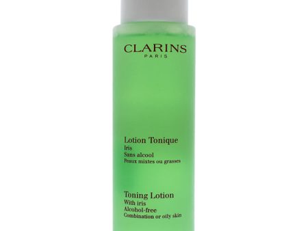 Clarins Toning Lotion With Iris - Combination or Oily Skin by Clarins for Unisex - 6.8 oz Toning Lotion (Tester) Online Sale