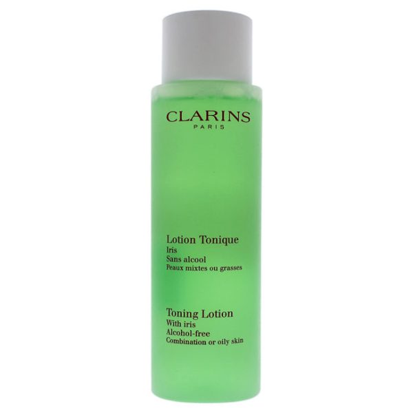 Clarins Toning Lotion With Iris - Combination or Oily Skin by Clarins for Unisex - 6.8 oz Toning Lotion (Tester) Online Sale